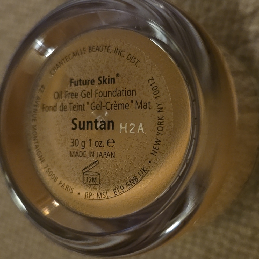 Chantecaille Future Skin Oil Free Gel Foundation. Fond De Teinte SUNTAN New DEAL - Picture 5 of 7